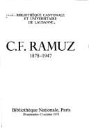 C. F. Ramuz, 1878-1947