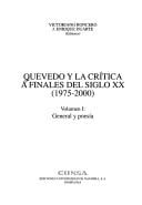 Quevedo y la crítica a finales del siglo XX (1975-2000)