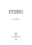 Savonarola e la mistica