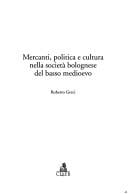 Mercanti, politica e cultura nella società bolognese del basso Medioevo