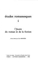 L'Autre du roman et de la fiction