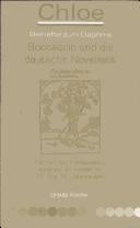 Boccaccio und die deutsche Novellistik