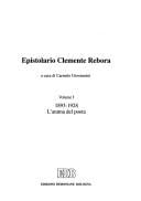 Epistolario Clemente Rebora