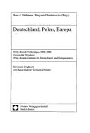 Deutschland, Polen, Europa: Willy-Brandt-Vorlesungen 2002 - 2003; Universit at Wroclaw