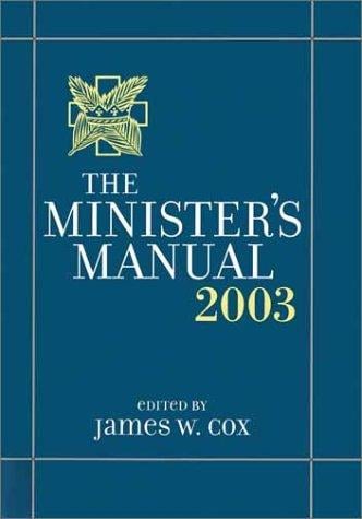 The minister's manual