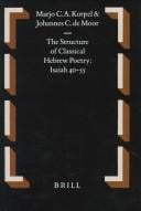 The structure of classical Hebrew poetry