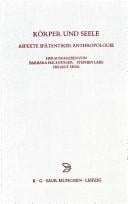 K orper und Seele: Aspekte sp atantiker Anthropologie