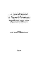 Il melodramma di Pietro Metastasio