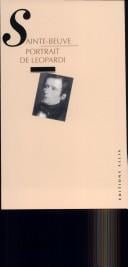 Portrait de Leopardi