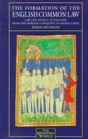 The formation of the English common law