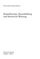Kinderliteratur, Kanonbildung und literarische Wertung