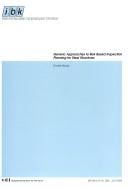 Generic approaches to risk based inspection planning for steel structures