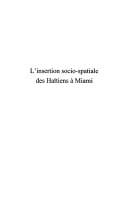 L' insertion socio-spatiale des Haïtiens à Miami