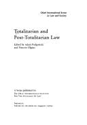 Totalitarian and post-totalitarian law