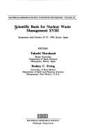 Scientific basis for nuclear waste management XVIII