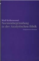 Normenbegr undung in der Analytischen Ethik