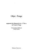 Objet-- Ponge