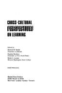 Cross-cultural perspectives on learning