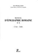 Manuel d'epigraphie romaine