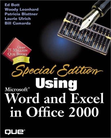 Special edition using Microsoft Word and Excel 2000