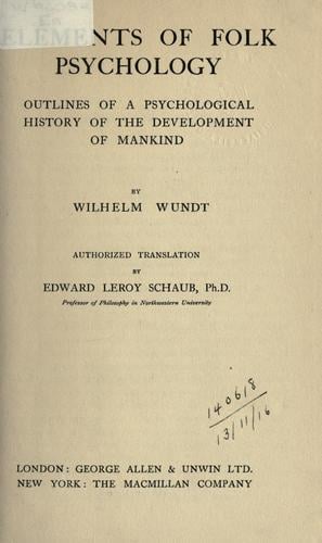 Elements of folk psychology