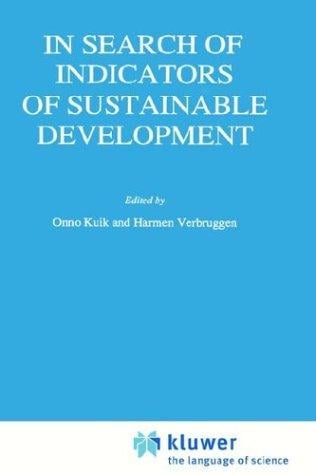 In search of indicators of sustainable development