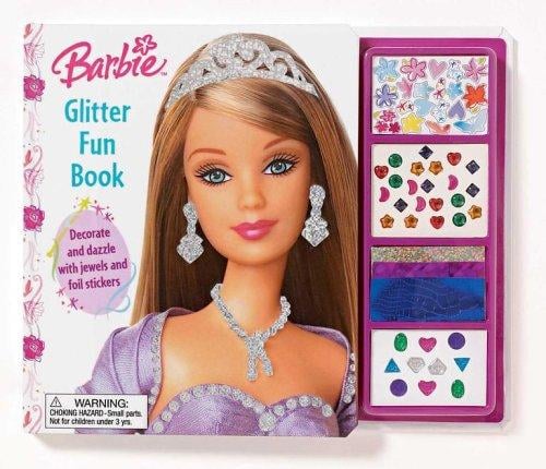 Barbie glitter fun book