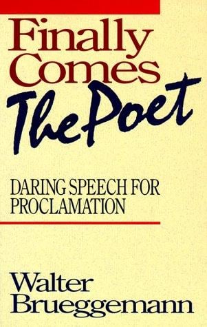 Finally comes the poet