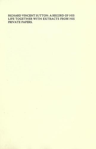 Richard Vincent Sutton