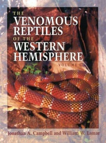 The venomous reptiles of the Western Hemisphere