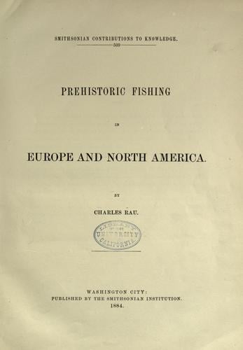 Prehistoric fishing in Europe and North America
