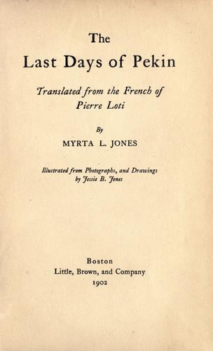 The last days of Pekin