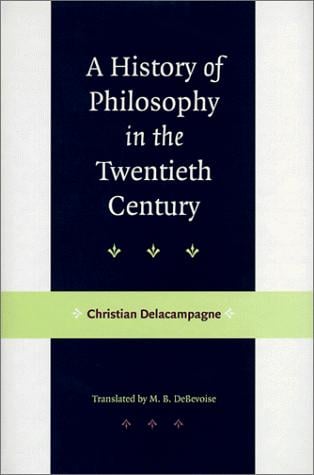 A history of philosophy in the twentieth century