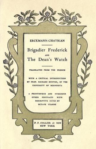 Brigadier Frederick And The Dean's Watch
