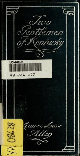 Two gentlemen of Kentucky