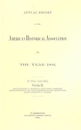 Correspondence of the French ministers to the United States, 1791-1797