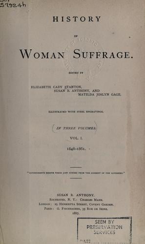 History of woman suffrage