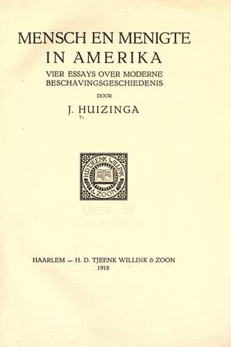 Mensch en menigte in Amerika