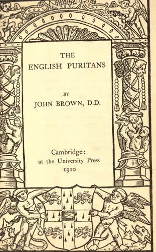 The English Puritans