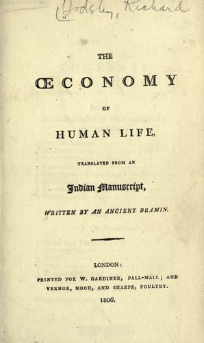 The complete economy of human life
