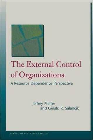 The external control of organizations