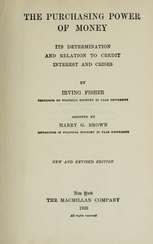 The purchasing power of money