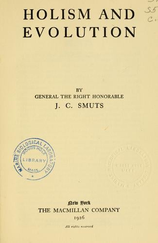 Holism and evolution