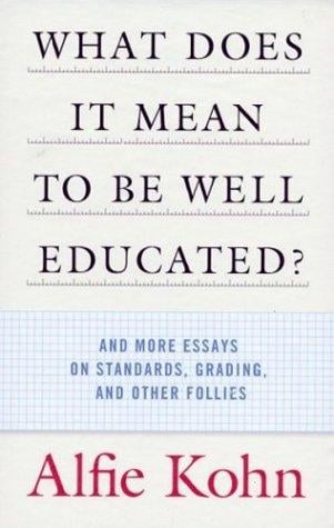 What Does it Mean to Be Well-Educated?