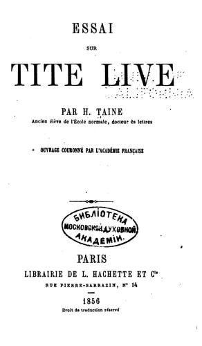 Essai sur Tite Live