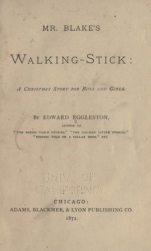 Mr. Blake's walking-stick