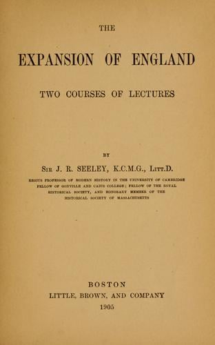 The expansion of England