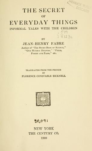 The secret of everyday things