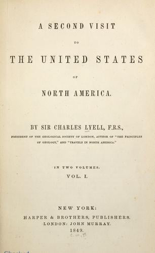 A second visit to the United States of North America