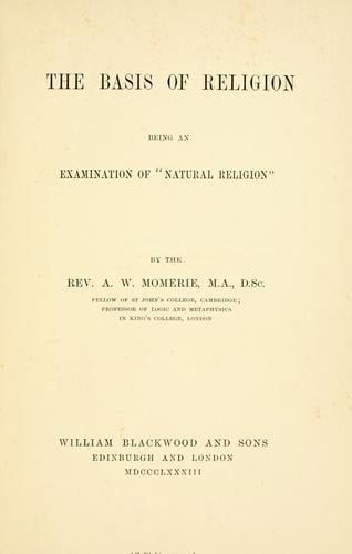 The basis of religion